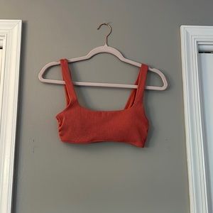 AERIE RUST COLORED RIBBED BIKINI 👙 🌺